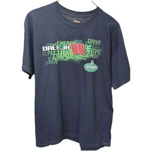 Vintage NASCAR  88 Winners Circle Dale Earnhardt Jr Mountain Dew T Shirt Mens L
